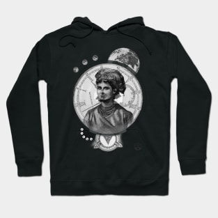 Pirate woman in space | collage art Hoodie